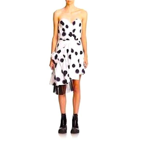 MARC BY MARC JACOBS Blurred Dot stretch-cotton poplin mini dress - Picture 2 of 5